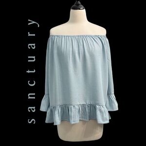 Sanctuary Clothing (NWT) off shoulder Top size Large